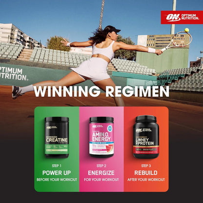 Optimum Nutrition Micronized Creatine Monohydrate Powder, Unflavored, 120 Servings, 600 Grams