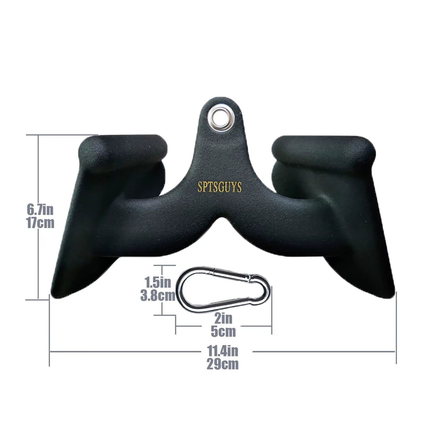 Home Gym Fitness Lat Pull down Bar LAT Pulldown Attachments for Cable Pulley System Machine Back Tricep Bar Strength Training