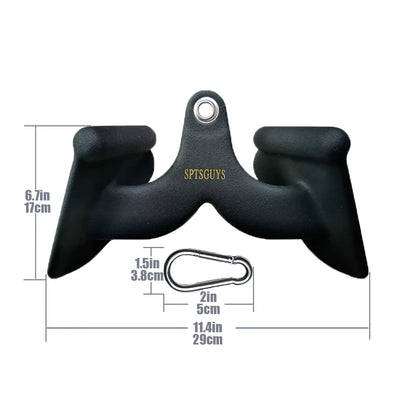 Home Gym Fitness Lat Pull down Bar LAT Pulldown Attachments for Cable Pulley System Machine Back Tricep Bar Strength Training