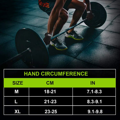 Men Gym Gloves Weightlifting Bodybuilding Training Fitness Sports Gloves Non-Slip Gym Straps Crossfit Pullup Palm Protector