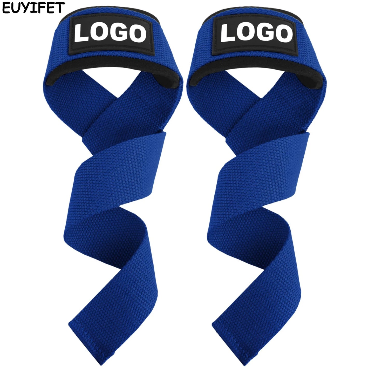 Weight Lifting Wrist Straps for Bodybuilding Powerlifting Strength Training Deadlifts Lifting Straps Padded Neoprene Gym Straps