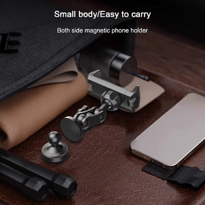 Gym Magnetic Phone Holder Compact 360 Adjustable for Kitchen Office Workshop Portable Gym Magnetic Phone Holder 360 Rotatable