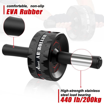 Abiarst Ab Roller Wheel, Abs Workout Equipment for Abdominal & Core Strength ...