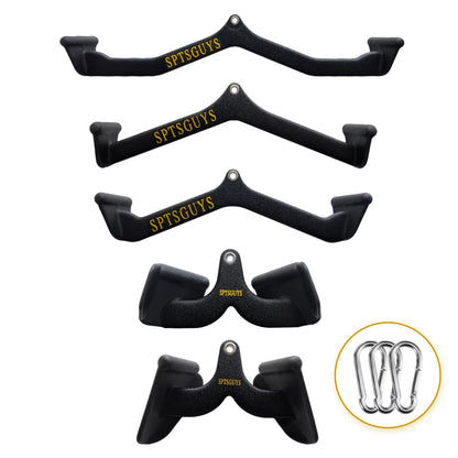 Home Gym Fitness Lat Pull down Bar LAT Pulldown Attachments for Cable Pulley System Machine Back Tricep Bar Strength Training