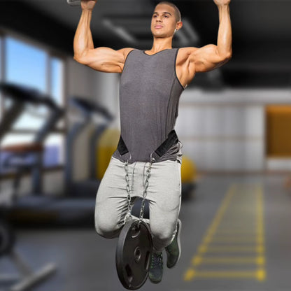 Weight Lifting Belt with Chain Home Gym Equipment Waist Belt Weight Lifting Dip Belt for Weight Lifting Squat Training Fitness