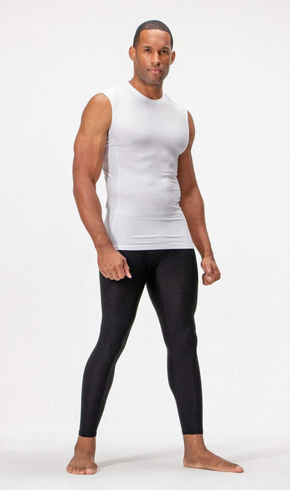 3 Pack Men'S Athletic Compression Shirts Sleeveless