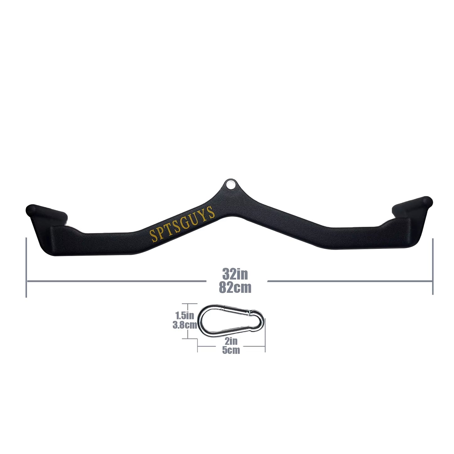 Home Gym Fitness Lat Pull down Bar LAT Pulldown Attachments for Cable Pulley System Machine Back Tricep Bar Strength Training