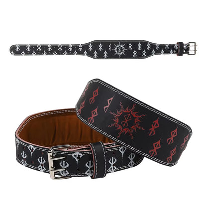 Gym Weight Lifting Belt Leather Fitness Belt with Waist Padding for Men Women Weightlifting Belt for Powerlifting Deadlift Squat