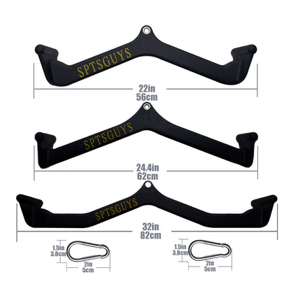 Home Gym Fitness Lat Pull down Bar LAT Pulldown Attachments for Cable Pulley System Machine Back Tricep Bar Strength Training