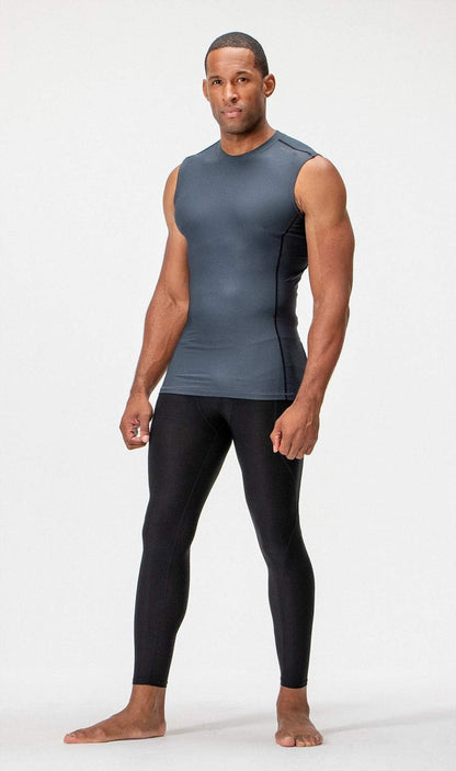 3 Pack Men'S Athletic Compression Shirts Sleeveless
