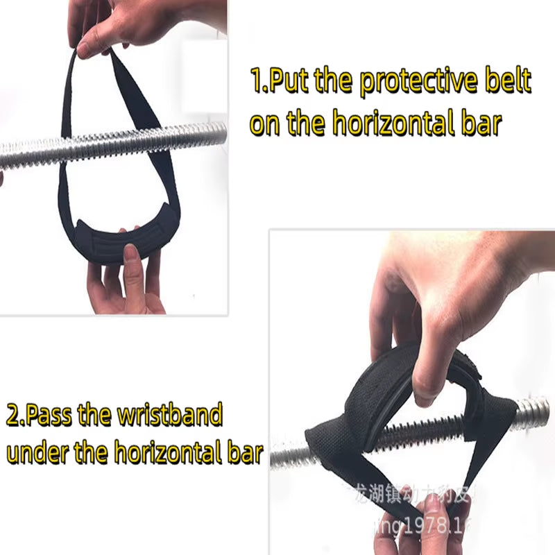 Gym Lifting Straps Barbell Deadlift Booster Belt Fitness Anti-Slip Hand Wraps Wrist Straps Fitness Training Auxiliary Belt