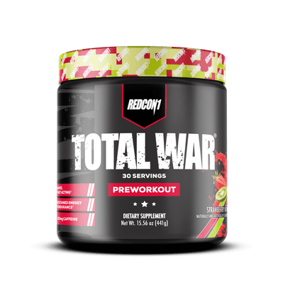 TOTAL WAR PRE-WORKOUT- Strawberry Kiwi