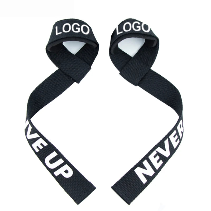 Weight Lifting Wrist Straps for Bodybuilding Powerlifting Strength Training Deadlifts Lifting Straps Padded Neoprene Gym Straps