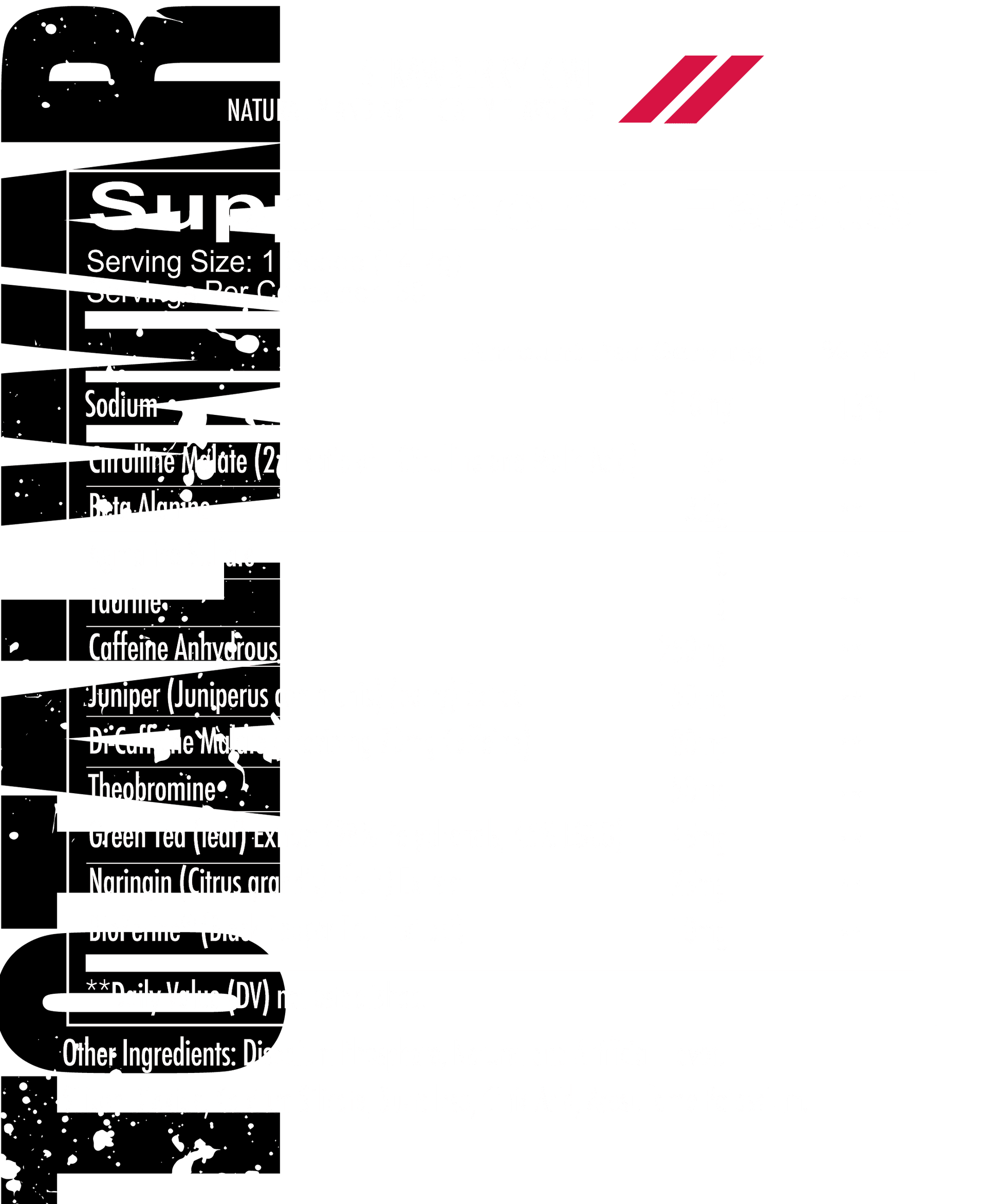 TOTAL WAR PRE-WORKOUT- Strawberry Kiwi