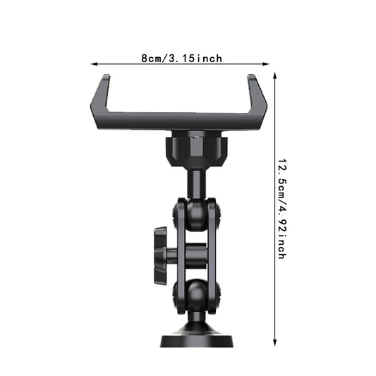 Gym Magnetic Phone Holder Compact 360 Adjustable for Kitchen Office Workshop Portable Gym Magnetic Phone Holder 360 Rotatable