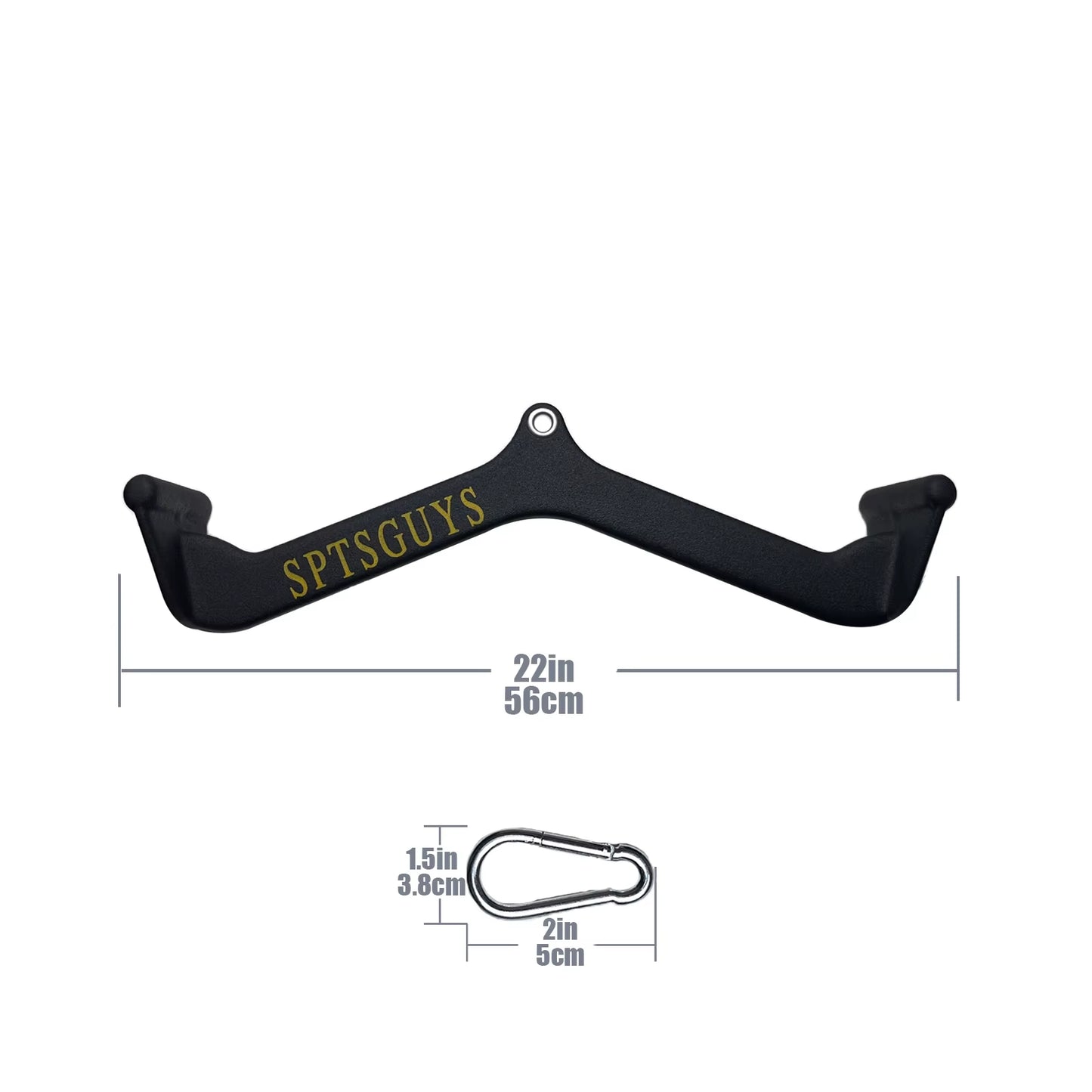 Home Gym Fitness Lat Pull down Bar LAT Pulldown Attachments for Cable Pulley System Machine Back Tricep Bar Strength Training