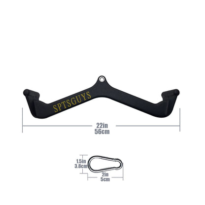 Home Gym Fitness Lat Pull down Bar LAT Pulldown Attachments for Cable Pulley System Machine Back Tricep Bar Strength Training