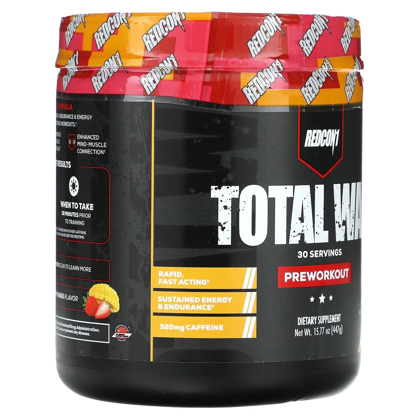 TOTAL WAR PRE-WORKOUT- Strawberry Mango