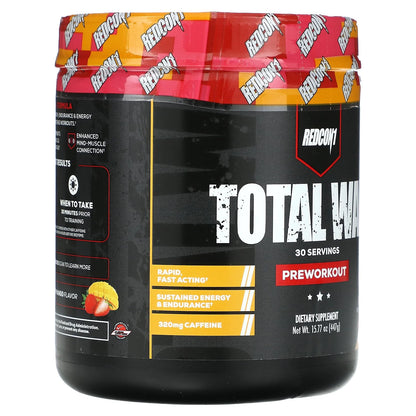 TOTAL WAR PRE-WORKOUT- Strawberry Mango