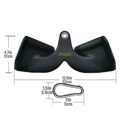 Home Gym Fitness Lat Pull down Bar LAT Pulldown Attachments for Cable Pulley System Machine Back Tricep Bar Strength Training