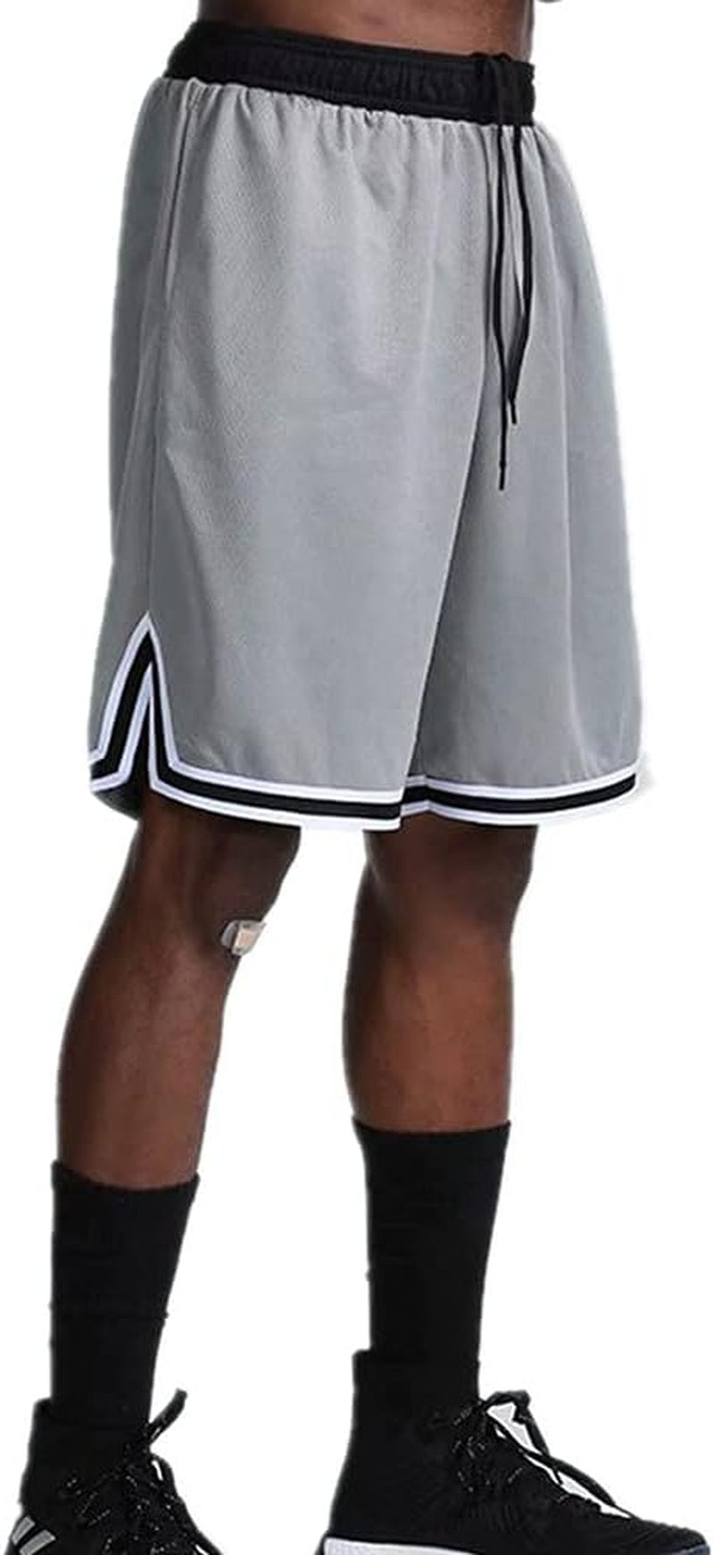 3 Pack Basketball Shorts for Men with Zipper Pockets,Active Athletic Shorts