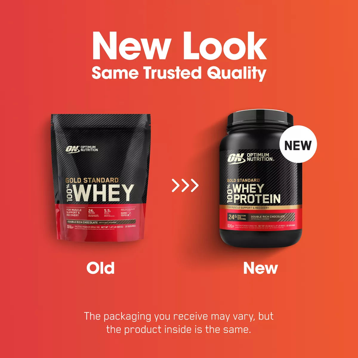 Optimum Nutrition Gold Standard 100% Whey Protein Powder - Double Rich Chocolate - 22 Servings - 23.59Oz: High-Quality Whey Isolate, 24G Protein