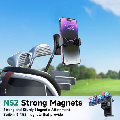 Magnetic 360° Rotatable Phone Holder Gym Metal Magnetic Adjustable Phone Holder