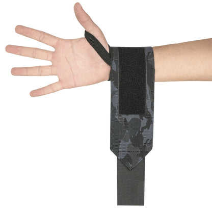 Weight Lifting Wrist Straps Elasticated Padded Gym Training Wraps Grip Support
