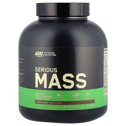 Optimum Nutrition, Serious Mass™, Chocolate, 6 Lb (2.72 Kg)